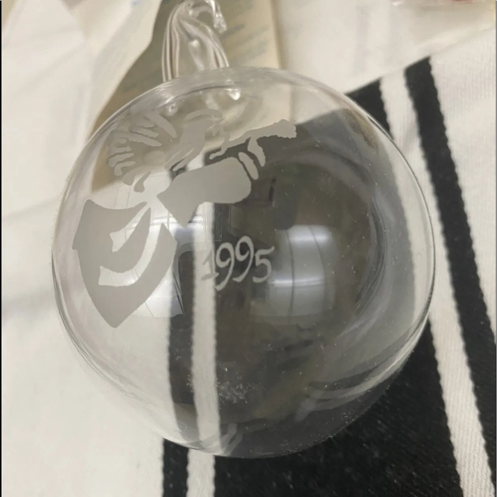 413 Princess House Handblown Crystal Ornament Year 1995 New In Box - Picture 3 of 5